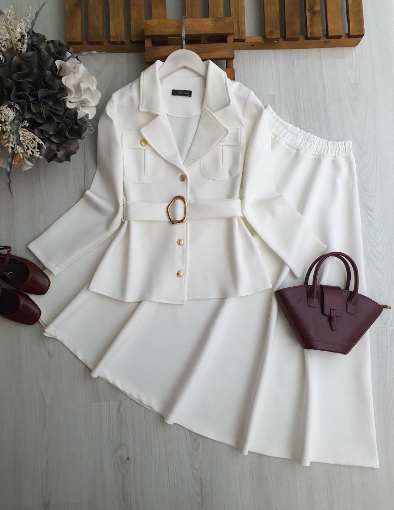 ensemble jupe 🇹🇷  blazer + ceinture