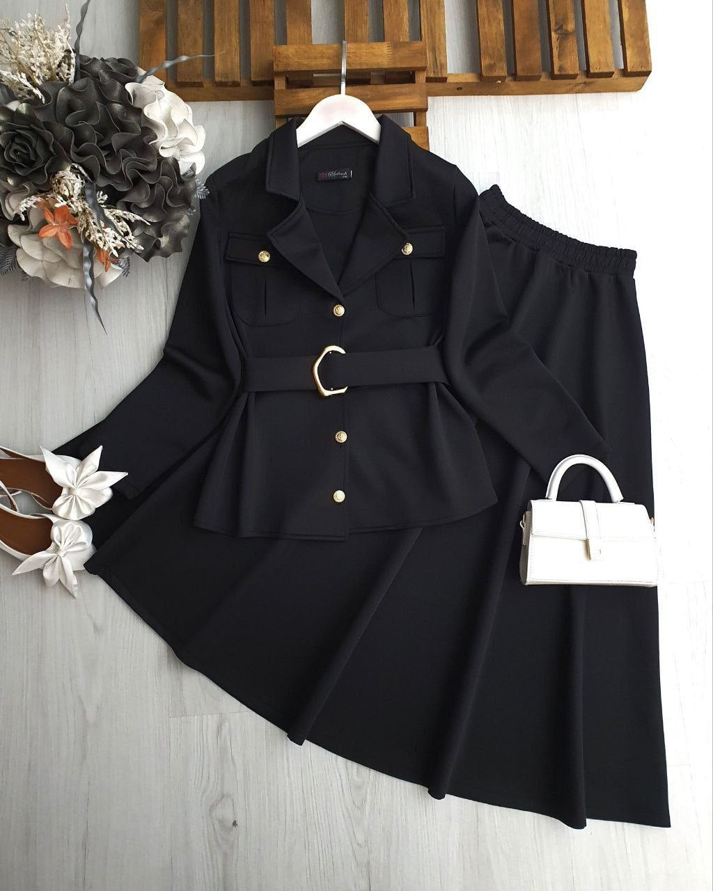 ensemble jupe 🇹🇷  blazer + ceinture