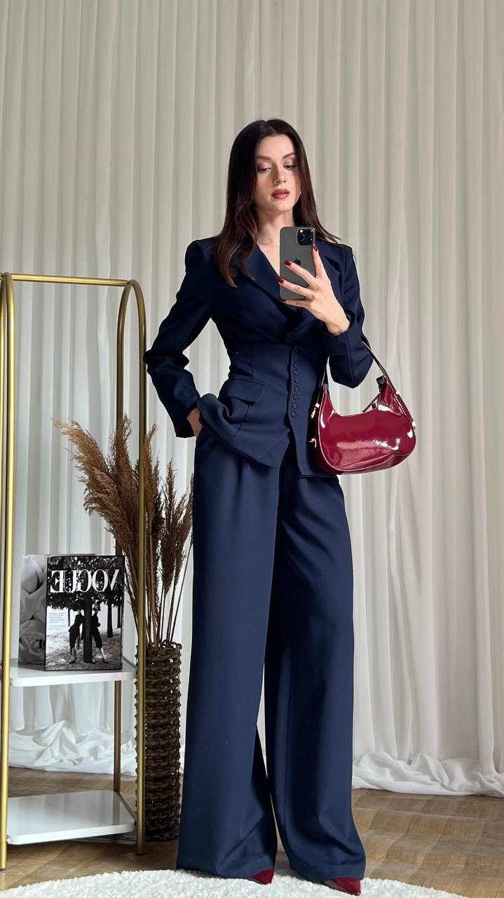 costume corset💙 bleu nuit importation 🇹🇷