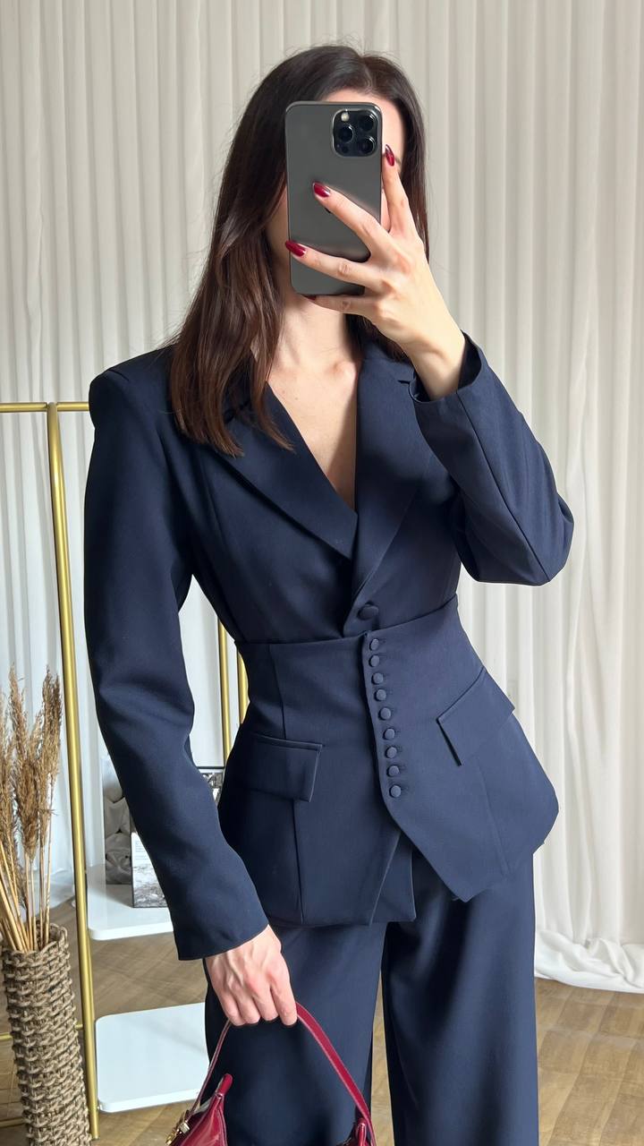 costume corset💙 bleu nuit importation 🇹🇷