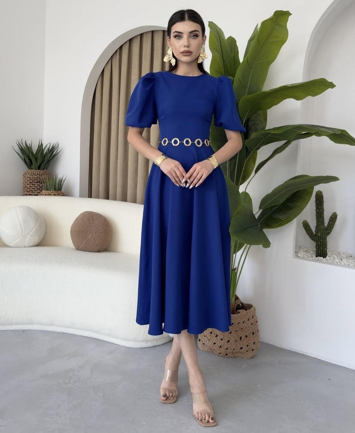 robe fancy bleue